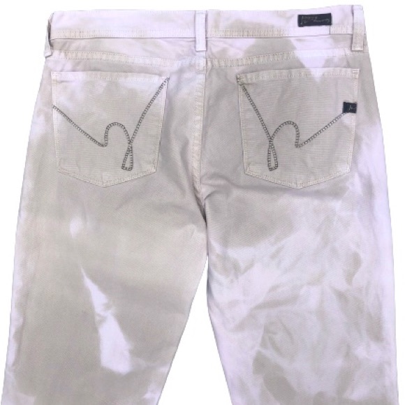 Y2K Tie Dye Super Low Rise Flare Leg Ingrid #002 Citizens of Humanity Jeans - Picture 5 of 15